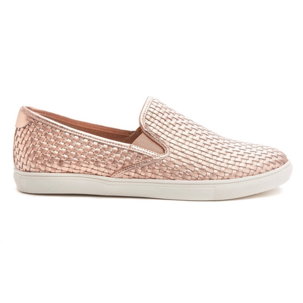 J/Slides Rose Gold Slide-on Shoes size 6